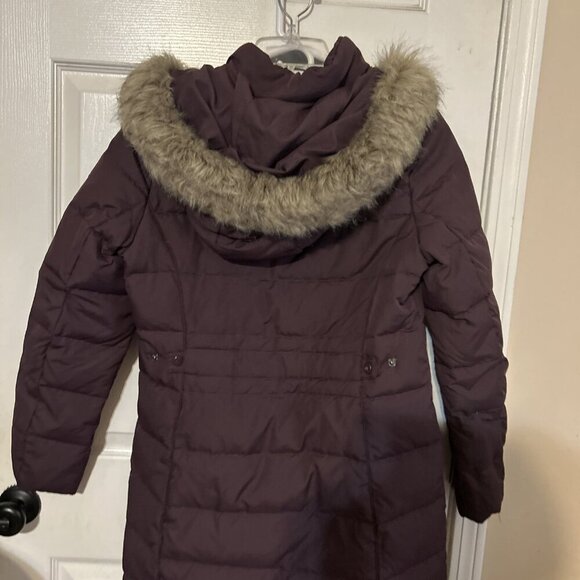 Ralph Lauren LRL Womens Coat Small Quilted Faux Fur Hooded Puffer Down Filled - Picture 4 of 5